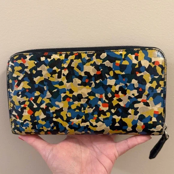 *RARE* Fendi Monster Camouflage Zippy Long Wallet - Picture 3 of 9